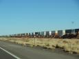 Sometime passes a train