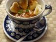 The soup with