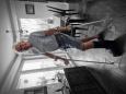 A brace, crutches and a lame guy