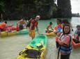 Getting kayaks ready