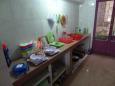 Our temporary kitchen