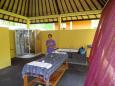 Our masage room and Putu