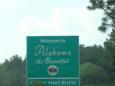 100 km across Alabama