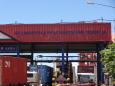 The harbour gate - closed for us