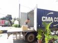 The unloading gegins