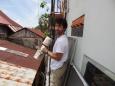 The cleaning - home made weights