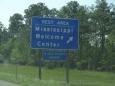 100 km across Mississippi