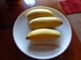 Hungry portions, a toothpick size bananas