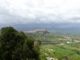 The view of Calascibetta from Enna