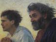 Uczniowie Piotr i Paweł śpieszący do Grobu