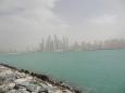 Sylweta Dubaju w burzy piaskowej